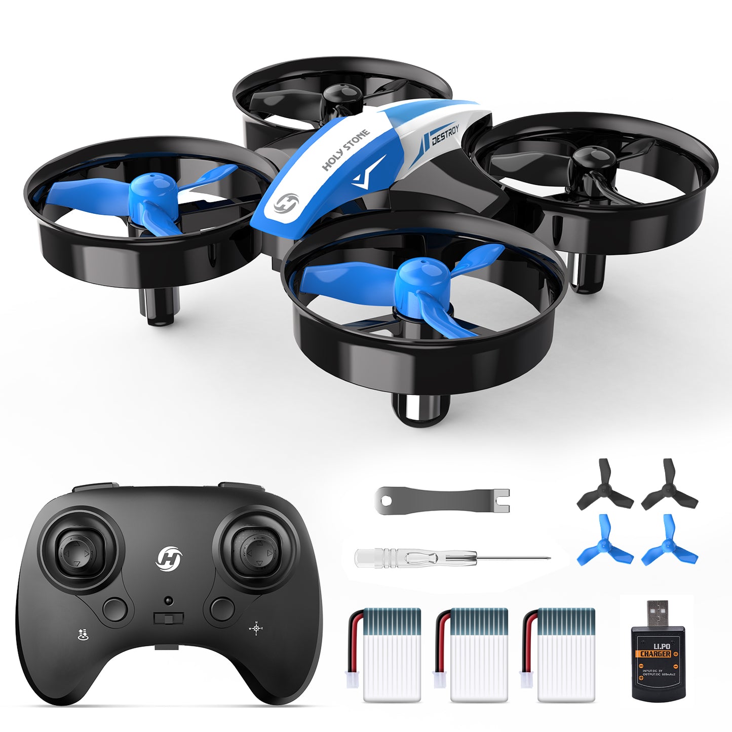 HS210 Holy Stone Mini Drone – Blue