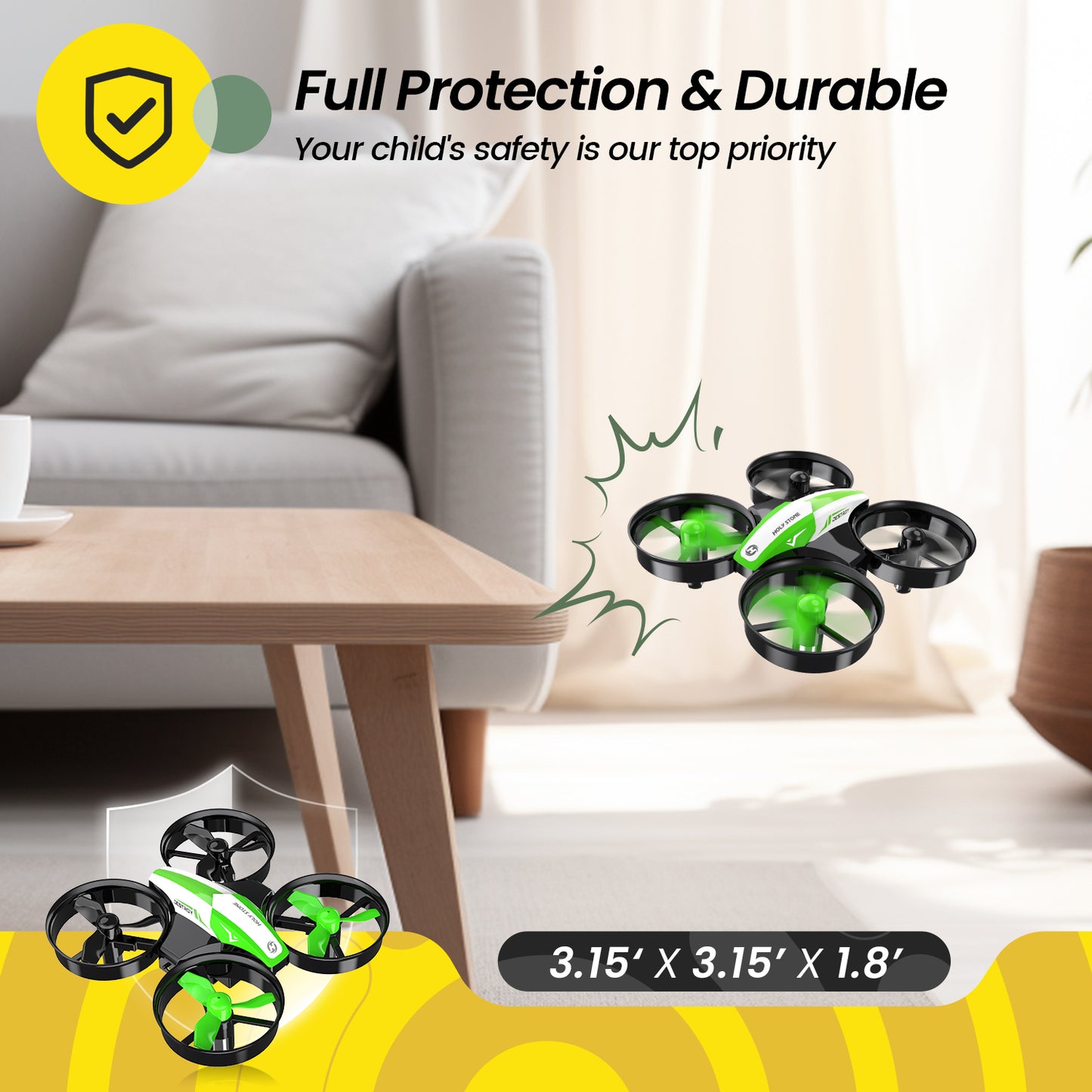 HS210 Holy Stone Mini Drone – Green
