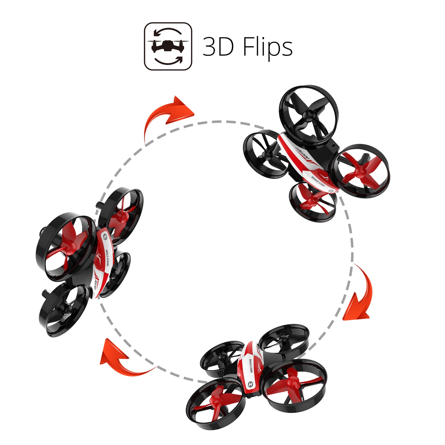 HS210 Holy Stone Mini Drone – Red