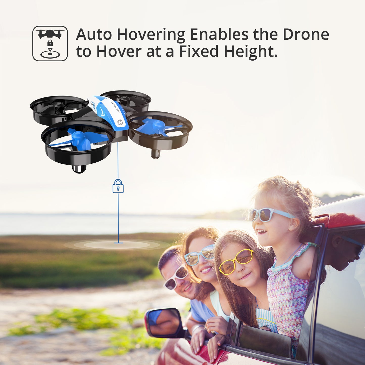 HS210 Holy Stone Mini Drone – Blue
